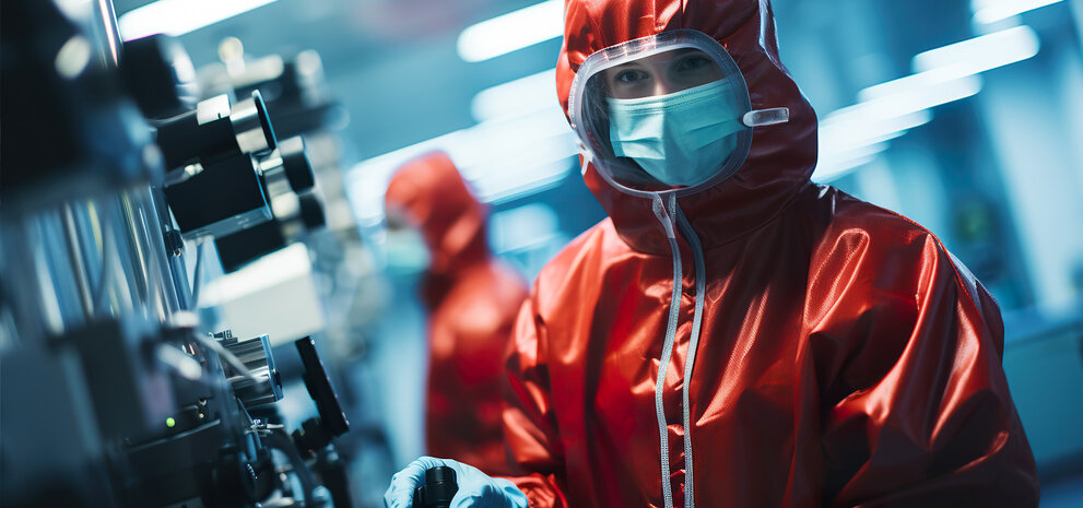 Linearführungen im Reinraum