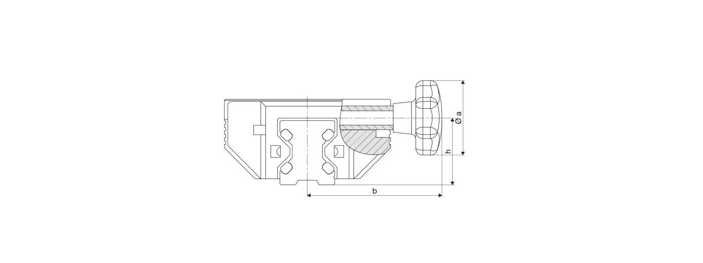 Technische Zeichnung Kassette mit Sterngriff