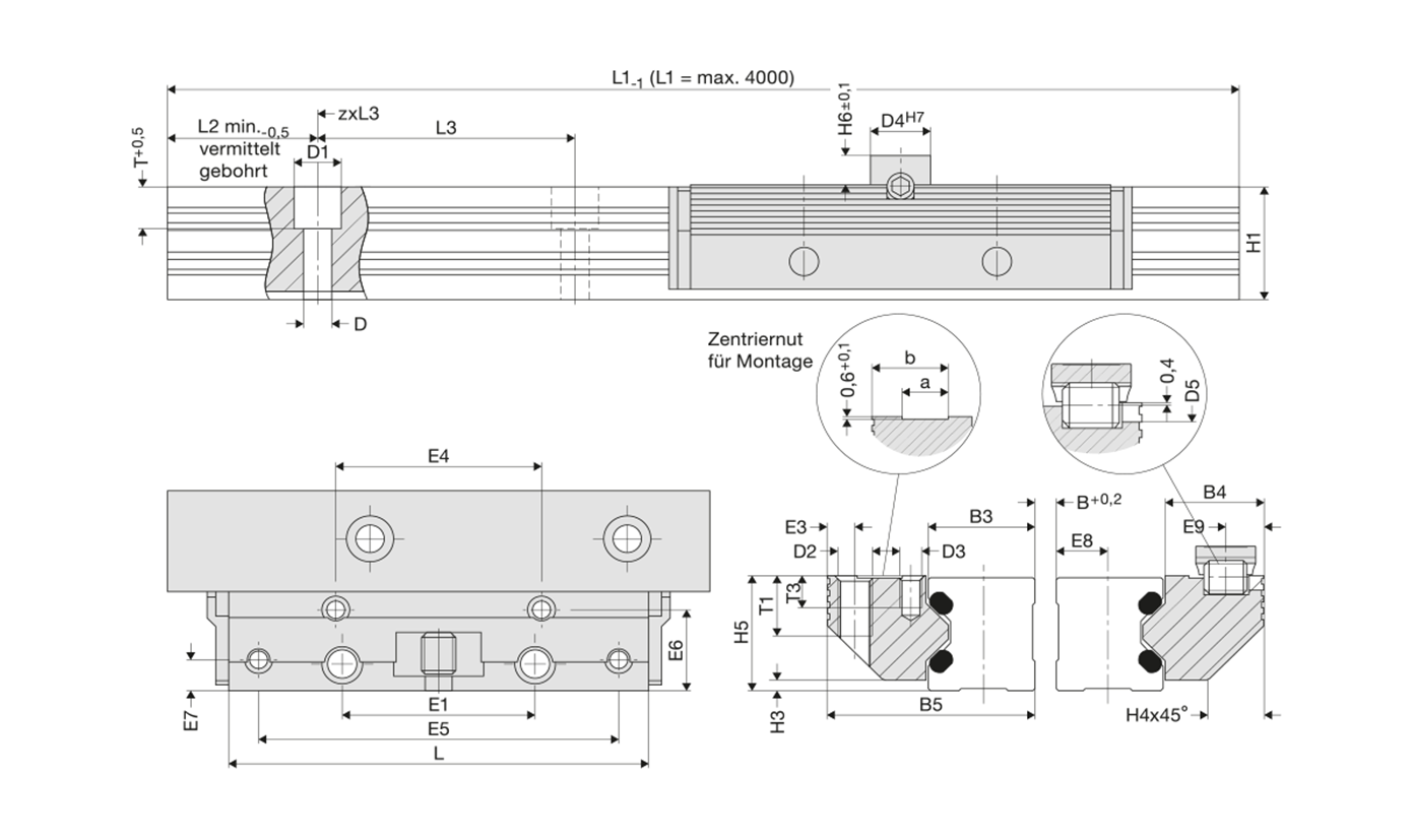 Technische Zeichnung FDC-R