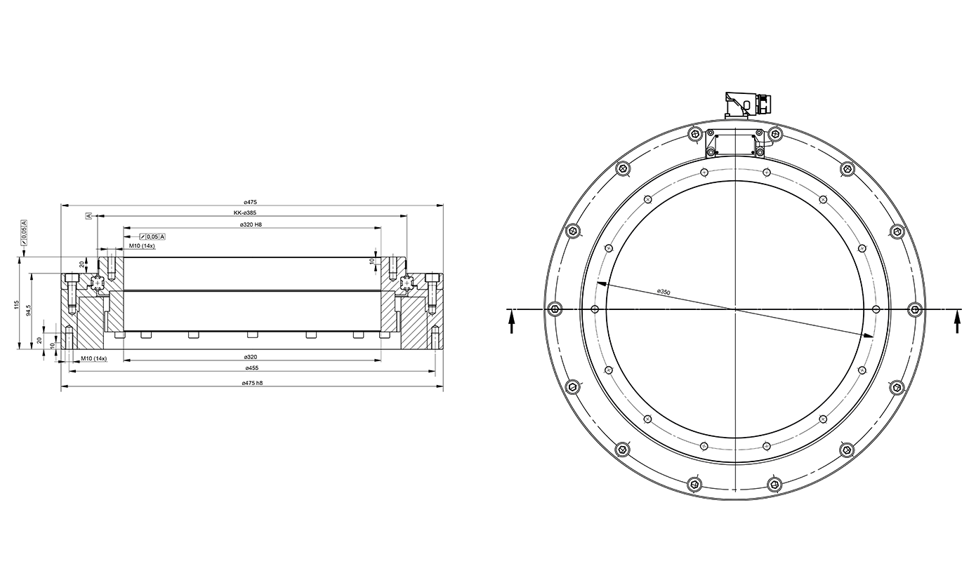 Technische Zeichnung LTD0385